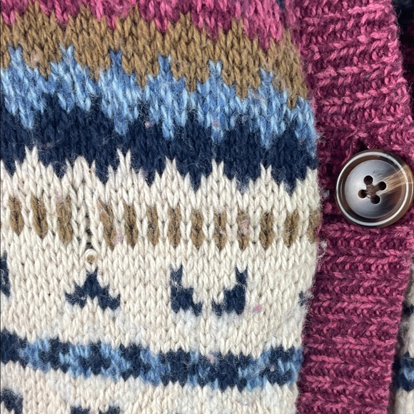 Sundance Cardigan Wool Blend Sweater Size PM - Picture 6 of 9